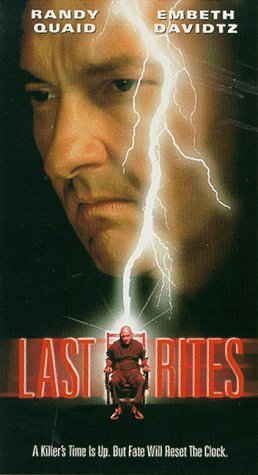 Poster de la película "Last Rites", no llegó al cine, salió directo para televisión.